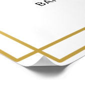 Joshua 1 9 Doop Cadeau Poster (Hoek)