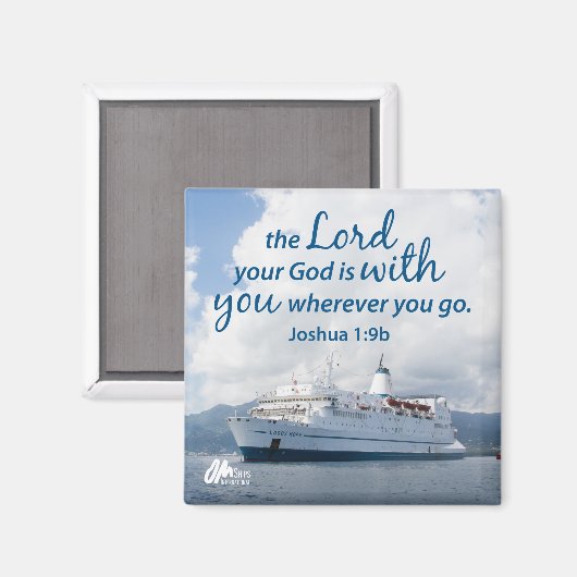 Joshua 1:9 Magnet (Recto/Verso)