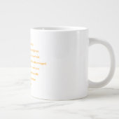 Joshua 1:9 Mug géant Fleur Mandala (Droite)