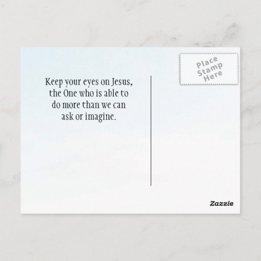 Joshua 1:9 Wees sterk en moedige Bijbelse Verse Briefkaart (Achterkant)