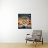 Joshua 1:9 Wees sterk en moedige Bijbelse Verse Wandkleed (In situ)