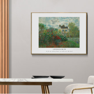 Joshua 24:15 Bijbelverse Poster