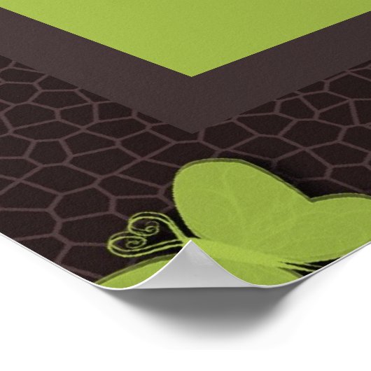 Joshua 24:15 Écriture Verse Poster papillon (Coin)