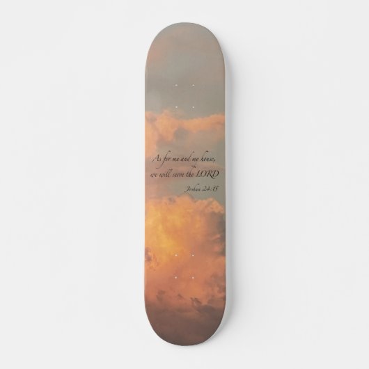 Joshua 24:15 En... Skateboard (Voorkant)