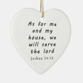 Joshua 24:15 keramisch ornament (Rechts)