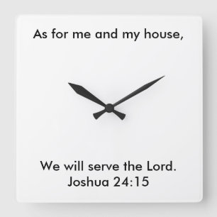 Joshua 24:15 klok