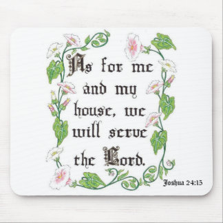 Joshua 24:15 Mousepad Muismat