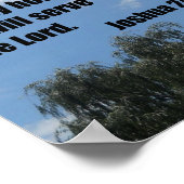 Joshua 24:15 poster (Hoek)