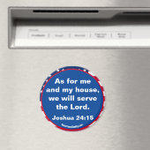 Joshua 24:15 Refrigerator Magnet (In Situ (Lave-vaisselle))