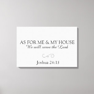 Joshua 24:15 toile de verset bible
