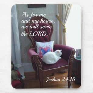 Joshua 24:15 Wat mij en mijn huis betreft, zullen Muismat
