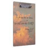 Joshua 24:15 Zoals voor mij en... klembord (Rechts)