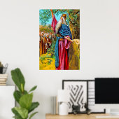 Joshua 24:16-28 Israël belooft God te dienen Poster (Thuiskantoor)