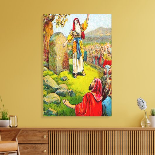 Joshua 24:1-15 La toile d'adieu de Joshua (Insitu(Salon))