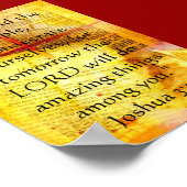 Joshua 3:5 poster (Hoek)