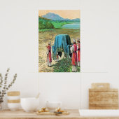 Joshua 3 God Stops the Jordan River poster (Cuisine)