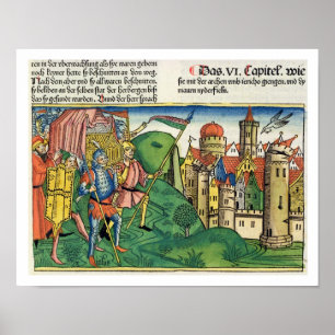 Joshua 6 4-21 De Herfst van Jericho, uit het 'Nure Poster