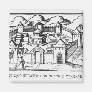 Joshua aan de zalen van Jericho Magneet