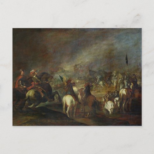 Joshua bij de muren van Jericho Briefkaart (Voorkant)