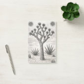 joshua boom schets | woestijn schets kunst post-it® notes (Kantoor)