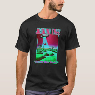 Joshua-boom uit deze wereld grappige Alien Abducti T-shirt