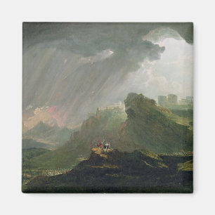 Joshua die de zon aan het bevelen is om nog steeds magneet