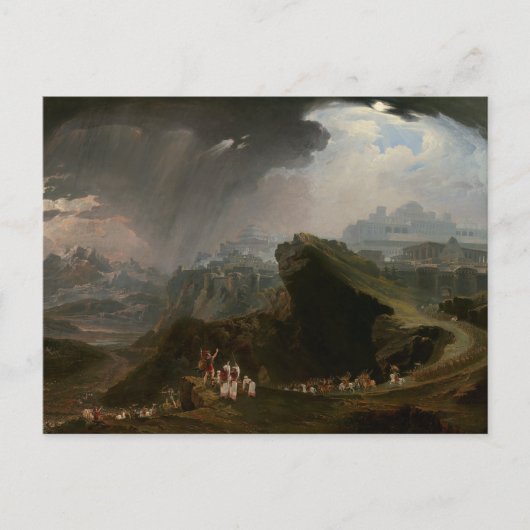 Joshua en de slag om Gibeon Briefkaart (Voorkant)