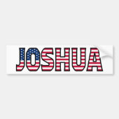 Joshua Name Vorname USA Aufkleber Sticker Auto (Voorkant)