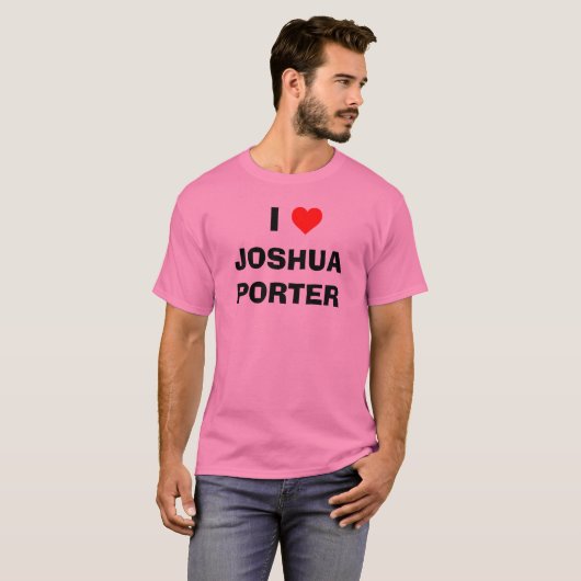 JOSHUA PORTER T-SHIRT (Voorkant volledig)