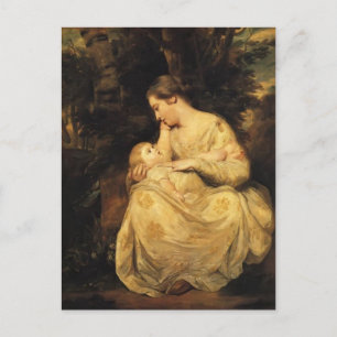Joshua Reynolds- Mrs Susanna Hoare en Child Briefkaart