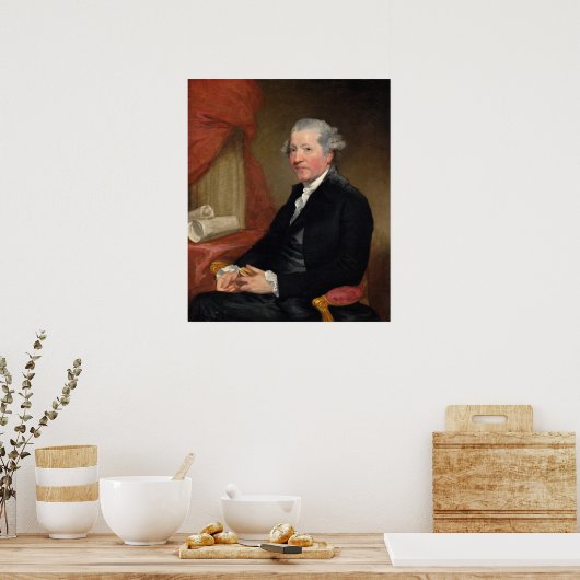 Joshua Reynolds - Poster d'art fine Gilbert Stuart (Cuisine)