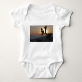 Joshua Tree bij zonsondergang Romper (Voorkant)