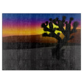 Joshua Tree Desert Silhouette Snijplank (Voorkant)