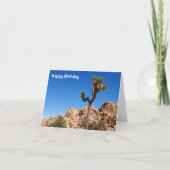 Joshua Tree en Rocks Kaart (Voorkant)