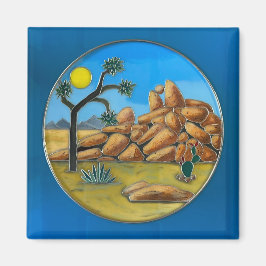 Joshua Tree- Fish Rock Knop Magneet