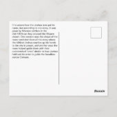 Joshua Tree Fun Fact Briefkaart (Achterkant)