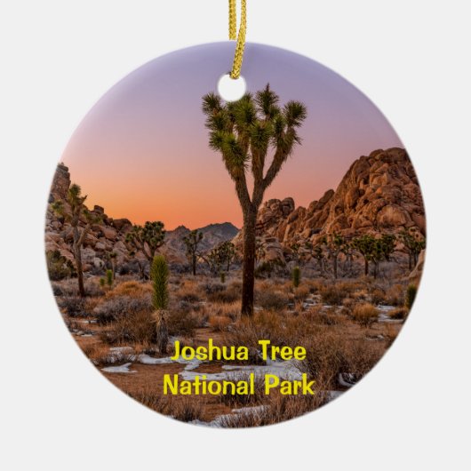 Joshua Tree Keramisch Ornament (Voorkant)