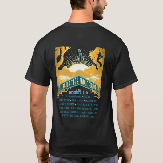 Joshua Tree Music Festival 2022 T-shirt Line-Up (Dos)