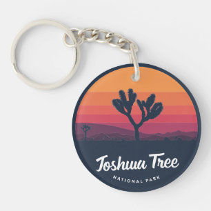 Joshua Tree National Park bij zonsondergang Sleutelhanger