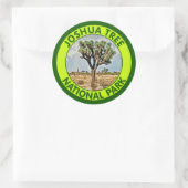 Joshua Tree National Park, Californië Ronde Sticker (Tas)