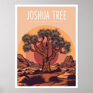Joshua Tree National Park Californië VS Reis Poster