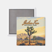 Joshua Tree National Park, Californische woestijn Magneet (Voorkant / Achterkant)