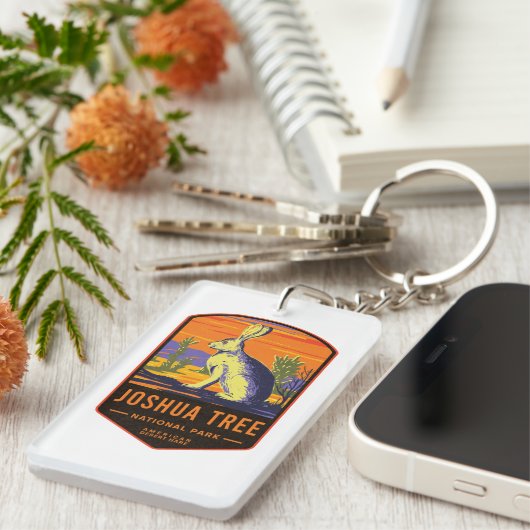 Joshua Tree National Park Hare Sleutelhanger (Voorkant Rechts)