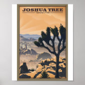 Joshua Tree National Park Litho Artwork Poster (Voorkant)