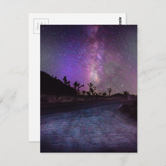 Joshua tree National Park melkweg Briefkaart (Voorkant / Achterkant)