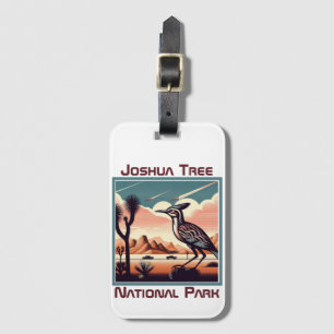Joshua Tree National Park Retro Souvenir Gift Bagagelabel