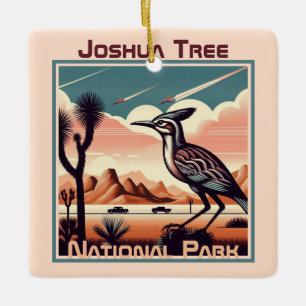 Joshua Tree National Park Retro Souvenir Gift Keramisch Ornament