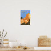 Joshua Tree National Park Skull Rock California Poster (Keuken)
