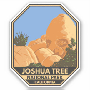 Joshua Tree National Park Skull Rock California Sticker