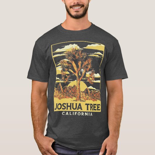 Joshua Tree National Park Style Graphic T-shirt (Voorkant)